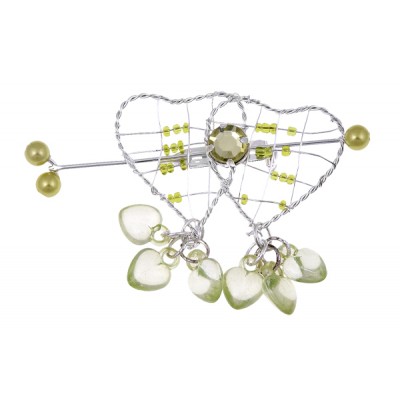 ΚΑΡΔΙΑ ΔΙΠΛΗ ΣΥΡΜΑΤΙΝΗ ΜΕ ΣΤΡΑΣ 10 τεμ.