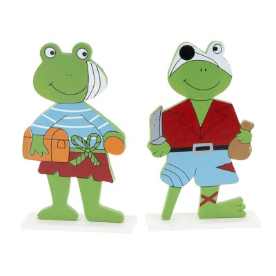 ΞΥΛΙΝΟΣ ΒΑΤΡΑΧΟΣ  ΠΕΙΡΑΤΗΣ  ΣΕ ΒΑΣΗ  τεμ. 240