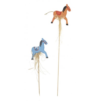 VINTAGE ΑΛΟΓΑΚΙ ΣΕ ΣΤΙΚ ΜΕ ΑΧΥΡΟ  τεμ. 240