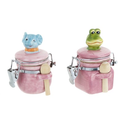 ΒΑΖΑΚΙ ΓΛΥΚΟΥ ΜΕ ΔΙΑΦΟΡΑ ΖΩΑΚΙΑ ΡΟΖ   96 τεμ.