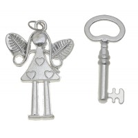 ΚΟΡΙΤΣΑΚΙ ΝΕΡΑΪΔΑ ΜΕΤΑΛΛΙΚΗ ΑΣΗΜΙ ΜΕ ΦΟΡΕΜΑ 