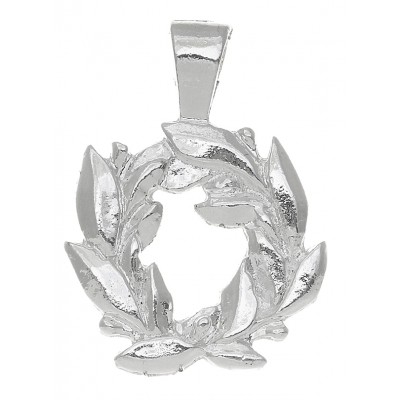 ΜΕΤΑΛΛΙΚΑ ΣΤΕΦΑΝΑΚΙΑ ΜΕ ΦΥΛΛΑ  ΑΣΗΜΙ  100 τεμ.