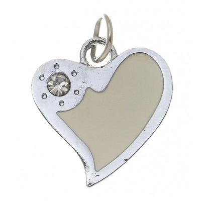 ΜΕΤΑΛΛΙΚΗ ΚΑΡΔΟΥΛΑ ΣΜΑΛΤΟ -ΣΤΡΑΣ-ΛΕΥΚΟ 