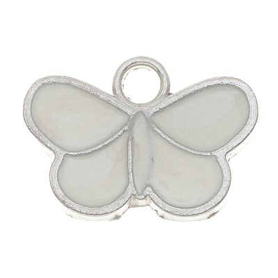 ΜΕΤΑΛΛΙΚΗ  ΠΕΤΑΛΟΥΔΑ  ΚΡΕΜΑΣΤΗ  -ΣΜΑΛΤΟ  ΛΕΥΚΟ