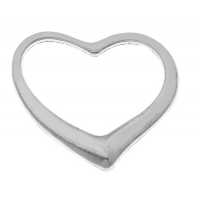 ΜΕΤΑΛΛΙΚΗ ΚΑΡΔΙΑ ΠΕΡΙΓΡΑΜΜΑ ΑΣΗΜΙ  100 τεμ.