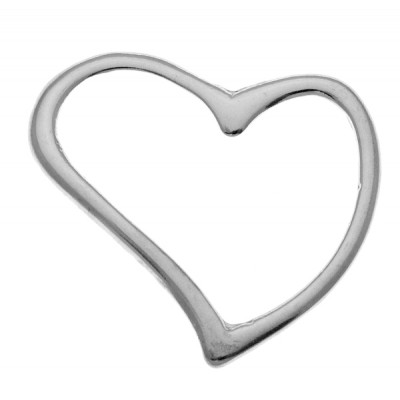 ΜΕΤΑΛΛΙΚΗ ΚΑΡΔΙΑ ΠΕΡΙΓΡΑΜΜΑ ΑΣΗΜΙ  100 τεμ.