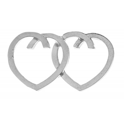 ΜΕΤΑΛΛΙΚΗ ΚΑΡΔΙΑ ΔΙΠΛΗ   ΠΕΡΙΓΡΑΜΜΑ 100 τεμ.