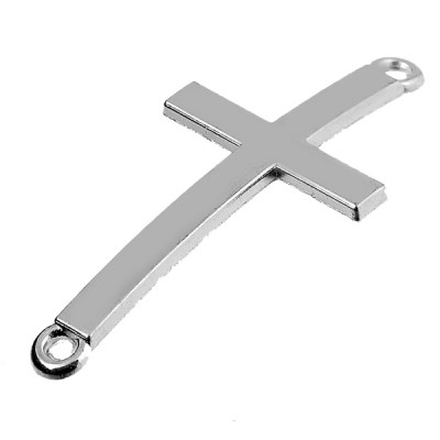 ΣΤΑΥΡΟΣ ΜΕ ΔΥΟ ΠΙΑΣΗΜΑΤΑ ΑΣΗΜΙ   50 ΤΜΧ