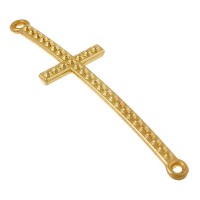 ΣΤΑΥΡΟΣ ΜΕ ΔΥΟ ΠΙΑΣΗΜΑΤΑ ΑΝΑΓΛΥΦΟΣ ΧΡΥΣΟ   50 ΤΜΧ