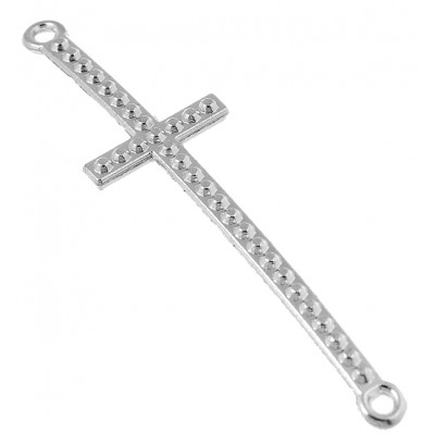 ΣΤΑΥΡΟΣ ΜΕ ΔΥΟ ΠΙΑΣΗΜΑΤΑ ΑΝΑΓΛΥΦΟΣ ΑΣΗΜΙ   50 ΤΜΧ