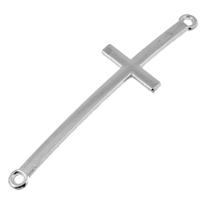 ΣΤΑΥΡΟΣ ΜΕ ΔΥΟ ΠΙΑΣΗΜΑΤΑ  ΑΣΗΜΙ   50 ΤΜΧ