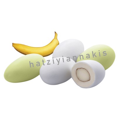 CHOCO ALMOND ΓΕΥΣΗ ΜΠΑΝΑΝΑ  12,5/ το κιλο-11,50το κιλο συσκευασια 4 κιλων  