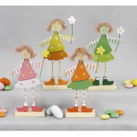 ΞΥΛΙΝΟ ΚΟΡΙΤΣΑΚΙ  ΣΕ ΒΑΣΗ  ΜΕ ΛΟΥΛΟΥΔΙ  τεμ. 288