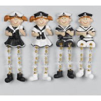 ΜΑΓΝΗΤΑΚΙ ΝΑΥΤΑΚΙ ΛΕΥΚΟ ΜΑΥΡΟ τεμ. 192