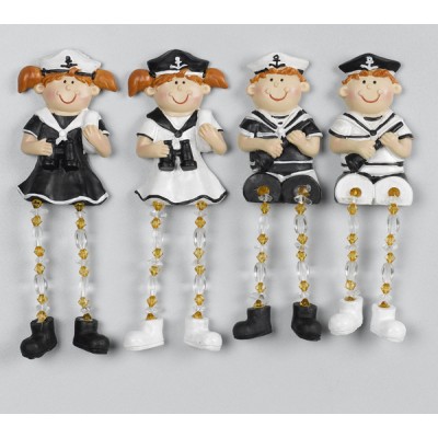 ΜΑΓΝΗΤΑΚΙ ΝΑΥΤΑΚΙ ΛΕΥΚΟ ΜΑΥΡΟ τεμ. 192