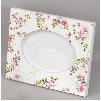 VINTAGE ΞΥΛΙΝΗ ΚΟΡΝΙΖΑ ΜΕ ΛΟΥΛΟΥΔΙΑ  τεμ. 96