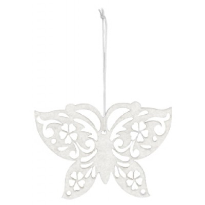 VINTAGE ΦΕΤΡΙΝΙ ΠΕΤΑΛΟΥΔΑ  ΚΡΕΜΑΣΤΗ ΛΕΥΚΗ   S/6 τεμ. 6