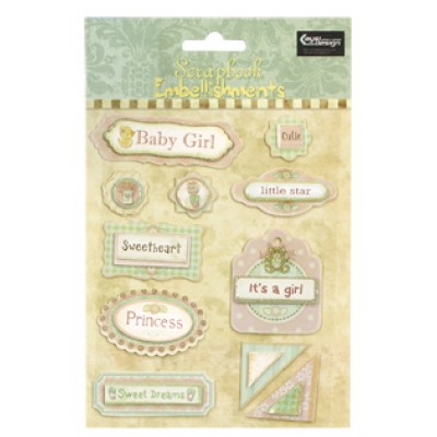 VINTAGE ΑΥΤΟΚΟΛΛΗΤΑ BABYS ΡΟΖ                         S/11 τεμ. 11