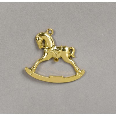 ΜΕΤΑΛΛΙΚΟ ΑΛΟΓΑΚΙ ΚΟΥΝΙΣΤΟ  ΚΡΕΜΑΣΤΟ   ΧΡΥΣΟ -ΑΣΗΜΙ 