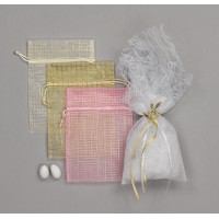 ΠΟΥΓΚΙ ΟΡΓΑΝΤΖΑ ΜΕ ΧΡΥΣΟ ΚΑΡΩ