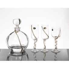 ΚΑΡΑΦΑ ΜΕ ΒΕΡΓΑ ΑΣΗΜΙ ΧΡΥΣΟ 