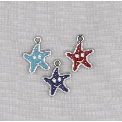 ΜΕΤΑΛΛΙΚΟΣ ΑΣΤΕΡΙΑΣ  ΣΜΑΛΤΟ   ΣΙΕΛ-ΜΠΛΕ-ΚΟΚΚΙΝΟ 