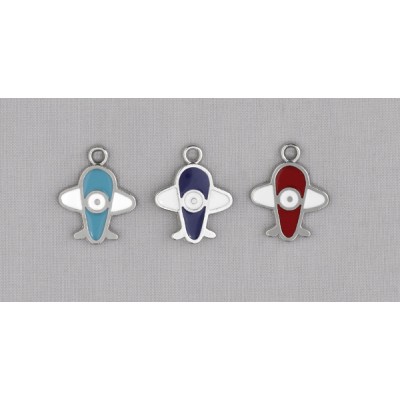 ΜΕΤΑΛΛΙΚΟ ΑΕΡΟΠΛΑΝΟ ΣΜΑΛΤΟ ΚΡΕΜΑΣΤΟ  ΣΙΕΛ-ΜΠΛΕ -ΚΟΚΚΙΝΟ  100 τεμ.