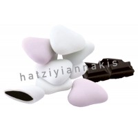 ΚΑΡΔΙΑ ΜΕ ΓΕΜΙΣΗ ΣΟΚΟΛΑΤΑ  9,50 το κιλο -8,50  το κιλο  όταν η συσκ. Είναι 4 κιλων 