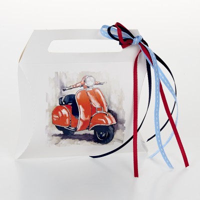 ΧΑΡΤΙΝΟ ΤΣΑΝΤΑΚΙ ΛΕΥΚΟ ΜΕ ΤΥΠΩΜΑ